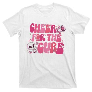 Cheer For The Cure Breast Cancer Football Pink Out T-Shirt