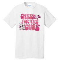 Cheer For The Cure Breast Cancer Football Pink Out Tall T-Shirt