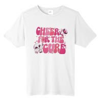 Cheer For The Cure Breast Cancer Football Pink Out Tall Fusion ChromaSoft Performance T-Shirt