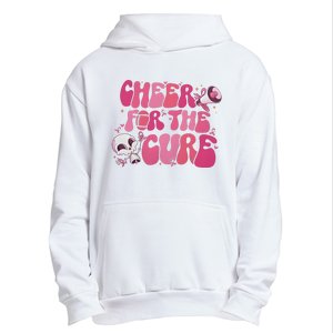 Cheer For The Cure Breast Cancer Football Pink Out Urban Pullover Hoodie