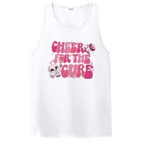 Cheer For The Cure Breast Cancer Football Pink Out PosiCharge Competitor Tank