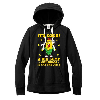 Corn Funny Trendy Design Boys Girls Corn Women's Fleece Hoodie