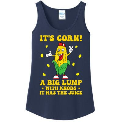 Corn Funny Trendy Design Boys Girls Corn Ladies Essential Tank