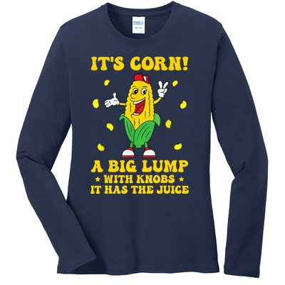 Corn Funny Trendy Design Boys Girls Corn Ladies Long Sleeve Shirt