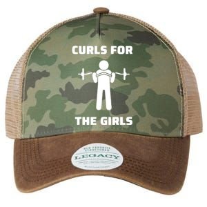 Curls For The Girls Barbell Bicep Curls Gym Saying Legacy Tie Dye Trucker Hat