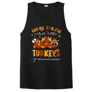 Caring For The Cutest Little Turkeys Nicu Crew Thanksgiving PosiCharge Competitor Tank