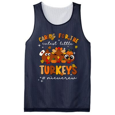 Caring For The Cutest Little Turkeys Nicu Crew Thanksgiving Mesh Reversible Basketball Jersey Tank