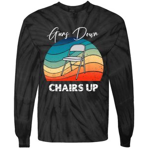 Cool Funny Tee In My Defense I Was Left Unsupervised Tie-Dye Long Sleeve Shirt