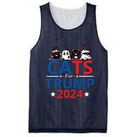 Cats For Trump 2024 – Donald Trump Halloween Women Vneck Mesh Reversible Basketball Jersey Tank