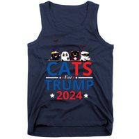 Cats For Trump 2024 – Donald Trump Halloween Women Vneck Tank Top