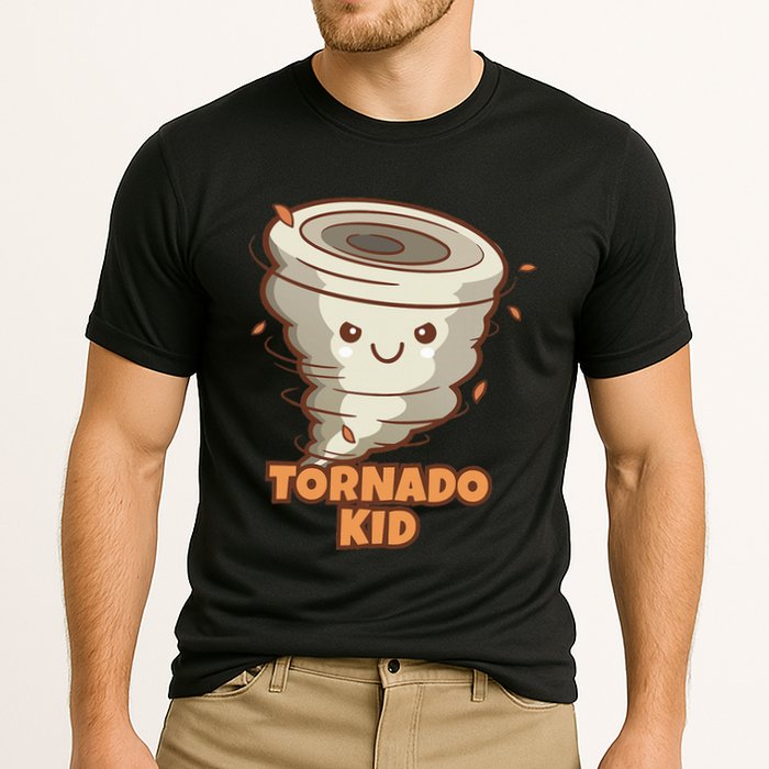Cute Funny Tornado Active Cooling Performance Crew T-Shirt