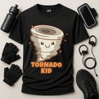 Cute Funny Tornado Active Cooling Performance Crew T-Shirt