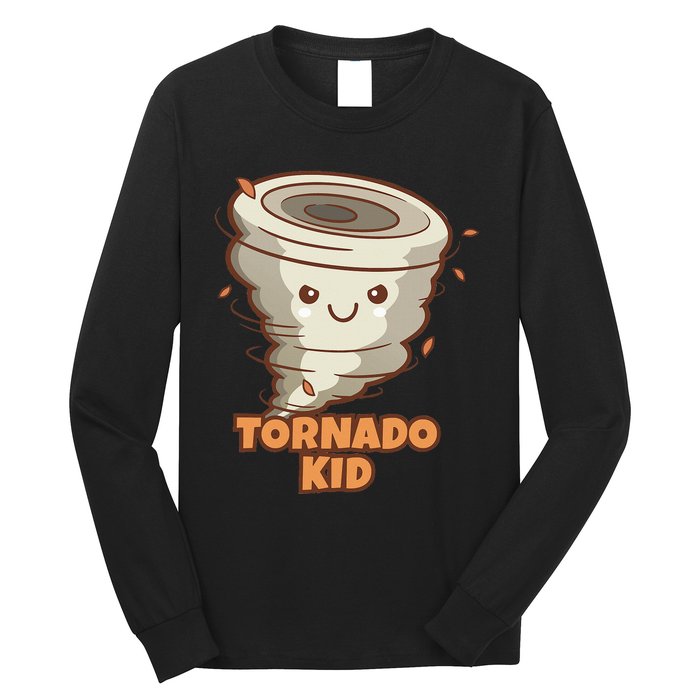 Cute Funny Tornado Active Long Sleeve Shirt