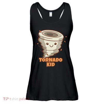 Cute Funny Tornado Active Ladies Essential Flowy Tank
