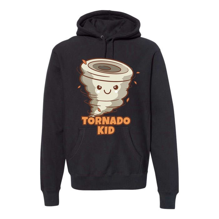 Cute Funny Tornado Active Premium Hoodie