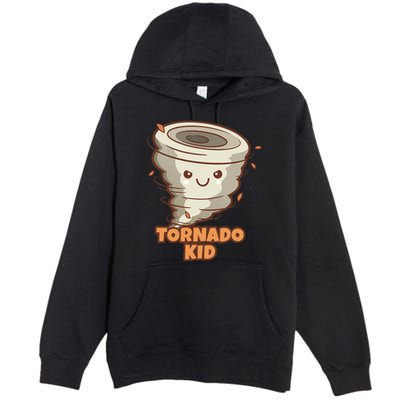 Cute Funny Tornado Active Premium Pullover Hoodie