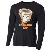 Cute Funny Tornado Active Cooling Performance Long Sleeve Crew