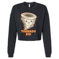 Cute Funny Tornado Active Cropped Pullover Crew