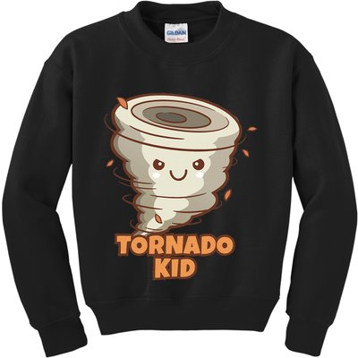 Cute Funny Tornado Active Kids Sweatshirt