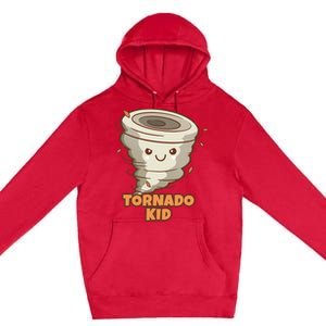 Cute Funny Tornado Active Premium Pullover Hoodie