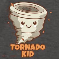Cute Funny Tornado Active Vector Backpack