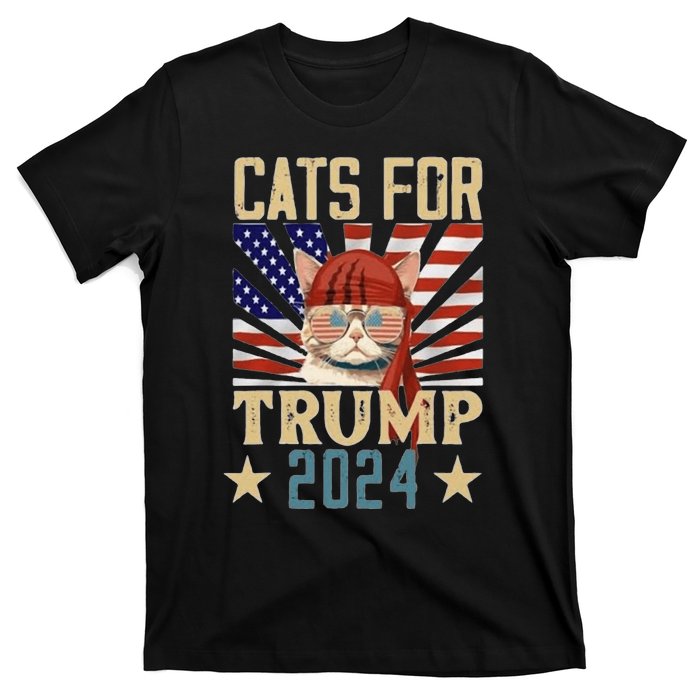 Cat For Trump 2024 T-Shirt