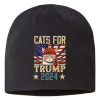 Cat For Trump 2024 Sustainable Beanie