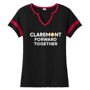 Claremont Forward Together Ladies Halftime Notch Neck Tee