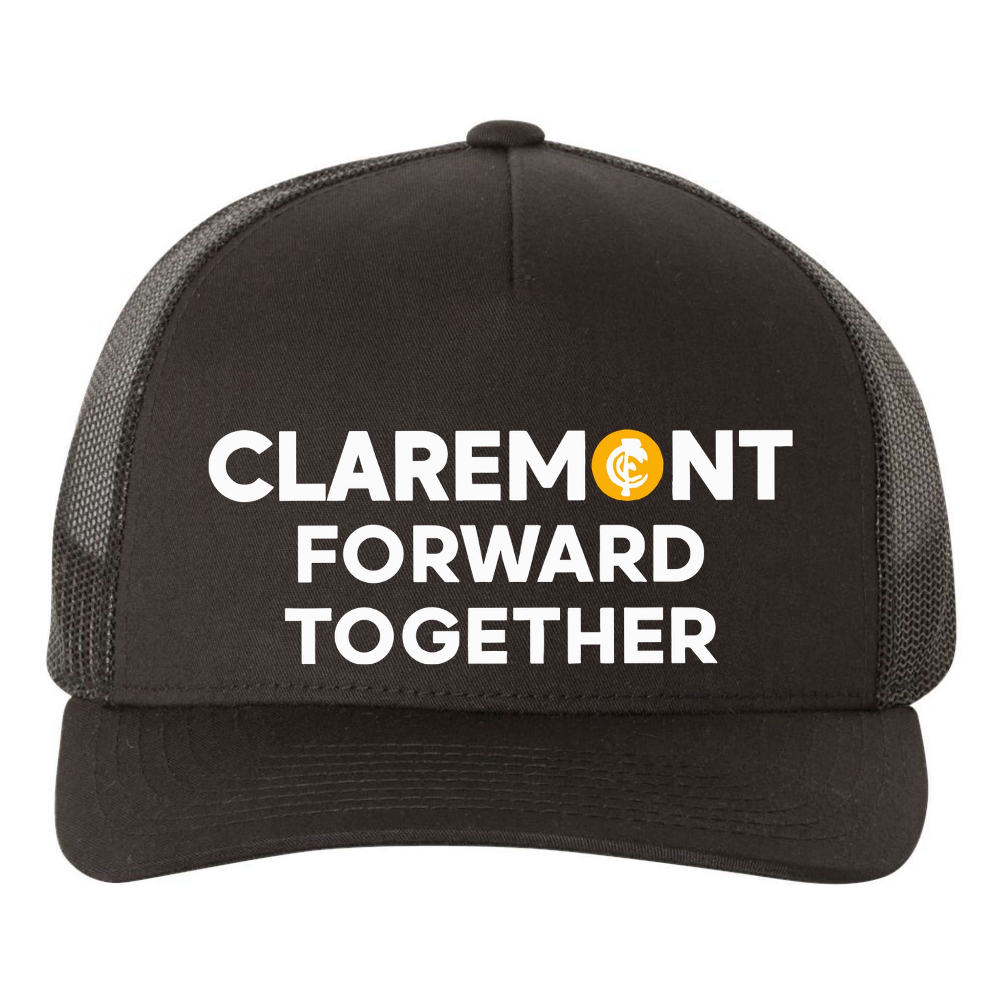 Claremont Forward Together Yupoong Adult 5-Panel Trucker Hat