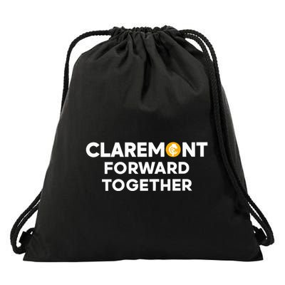 Claremont Forward Together Drawstring Bag