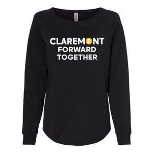 Claremont Forward Together Womens California Wash Sweatshirt