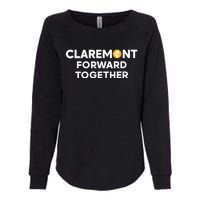 Claremont Forward Together Womens California Wash Sweatshirt