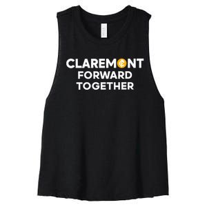 Claremont Forward Together Women's Racerback Cropped Tank