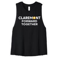 Claremont Forward Together Women's Racerback Cropped Tank