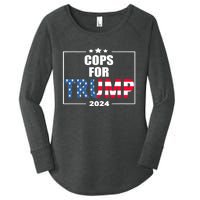 Cops For Trump 2024 Women's Perfect Tri Tunic Long Sleeve Shirt