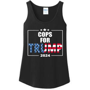 Cops For Trump 2024 Ladies Essential Tank