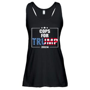 Cops For Trump 2024 Ladies Essential Flowy Tank