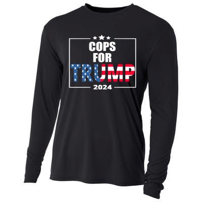 Cops For Trump 2024 Cooling Performance Long Sleeve Crew