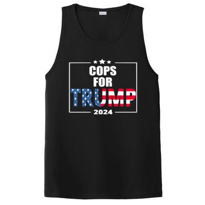 Cops For Trump 2024 PosiCharge Competitor Tank