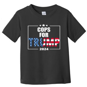 Cops For Trump 2024 Toddler T-Shirt