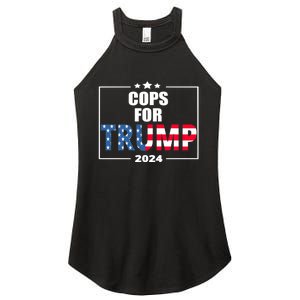 Cops For Trump 2024 Women's Perfect Tri Rocker Tank