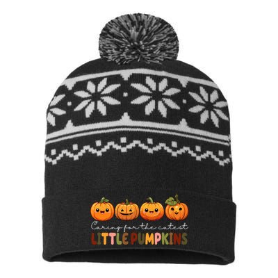 Caring For The Cutest Little Pumpkins USA-Made Snowflake Beanie