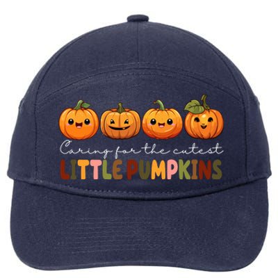 Caring For The Cutest Little Pumpkins 7-Panel Snapback Hat