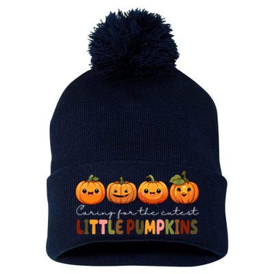 Caring For The Cutest Little Pumpkins Pom Pom 12in Knit Beanie