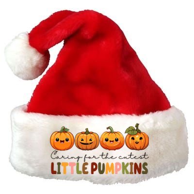 Caring For The Cutest Little Pumpkins Premium Christmas Santa Hat