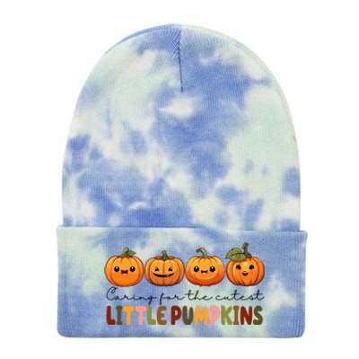 Caring For The Cutest Little Pumpkins Tie Dye 12in Knit Beanie