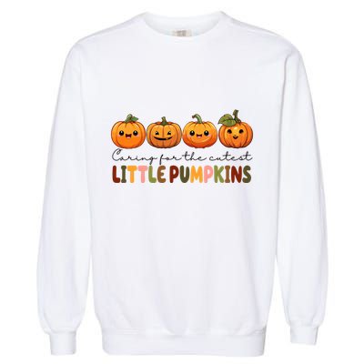 Caring For The Cutest Little Pumpkins Garment-Dyed Sweatshirt