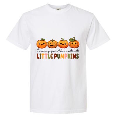 Caring For The Cutest Little Pumpkins Garment-Dyed Heavyweight T-Shirt