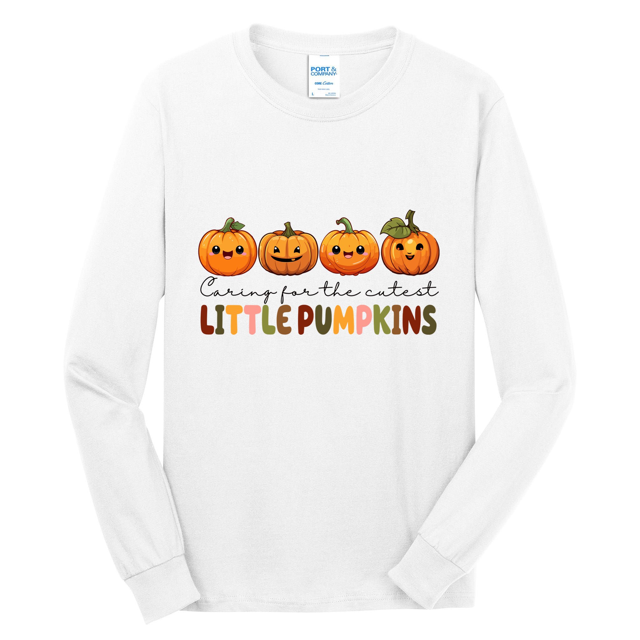 Caring For The Cutest Little Pumpkins Tall Long Sleeve T-Shirt