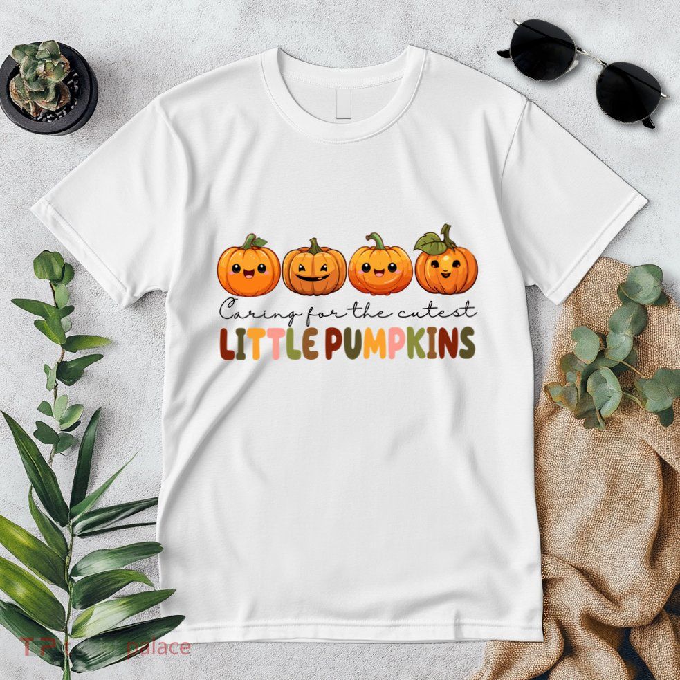 Caring For The Cutest Little Pumpkins Premium T-Shirt